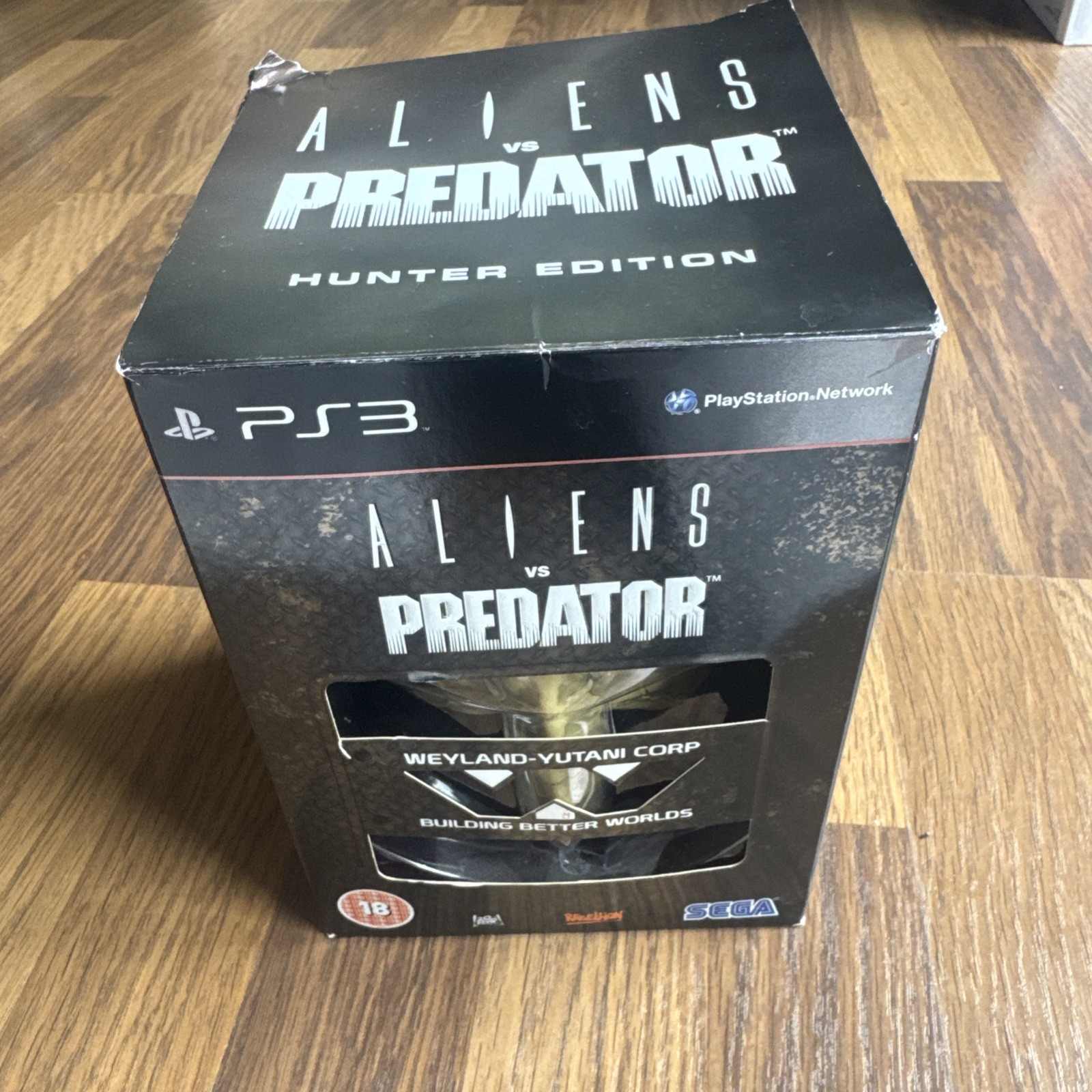 Aliens vs Predator Hunter Edition PS3 Sega Rebellion Juegos Réplica Facehugger