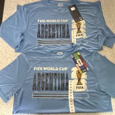 FIFA World Cup Argentina National Team Soccer Shirt Blue Adult Size M AND L