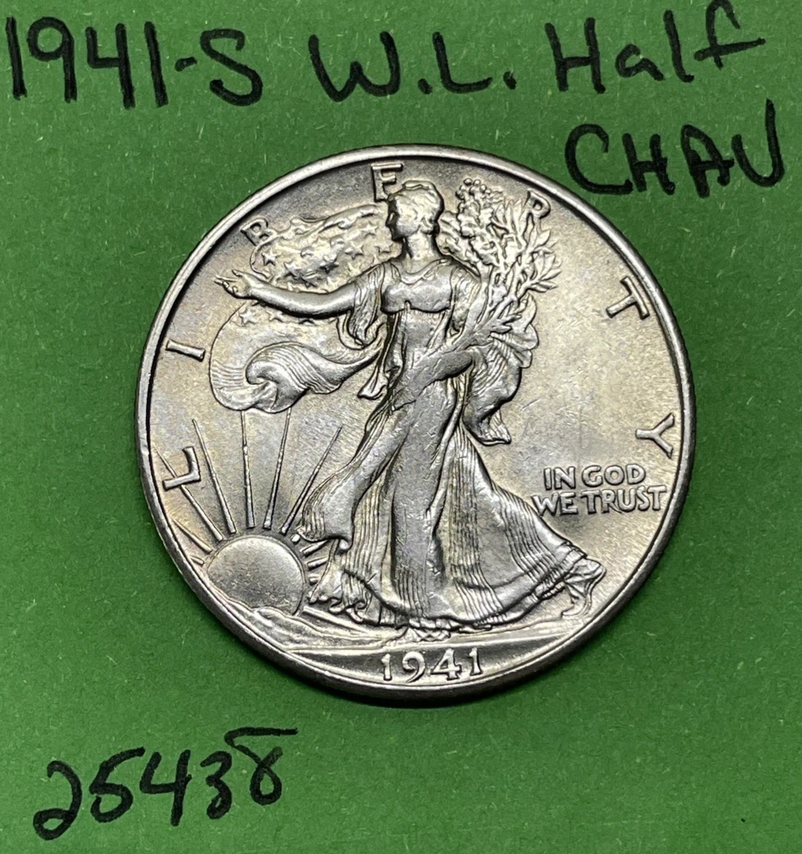 AU 50 Graded 1941 Year Liberty Walking Half Dollars (1916-1947) for sale |  eBay