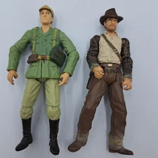 Indiana Jones & German Soldier Raiders of the Lost Ark 3.75" Action Figures 2008