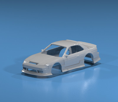 BN Sports Style Conversion Kit S13 to 180sx for Hot Wheels Nissan Silvia S13