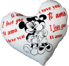 Cuscino a Forma Di Cuore Idea Regalo Amore Romantico per San Valentino, Annivers