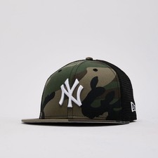 New Era New York Yankees 9Fifty Mesh SnapBack Hat Camouflage Camo Green Cap