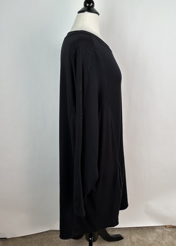 NWT Athleta Balance Sweatshirt Dress Plus 3X 24W 26W Black Zip Pocket Soft - Picture 7 of 10