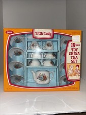 VINTAGE LITTLE LADY 19 PIECE TOY CHINA TEA SET - JAYMAR -JAPAN - MINT 7070