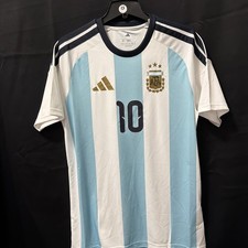 adidas Lionel Messi Argentina World Cup  Men's Size Medium Jersey  Slim Fit