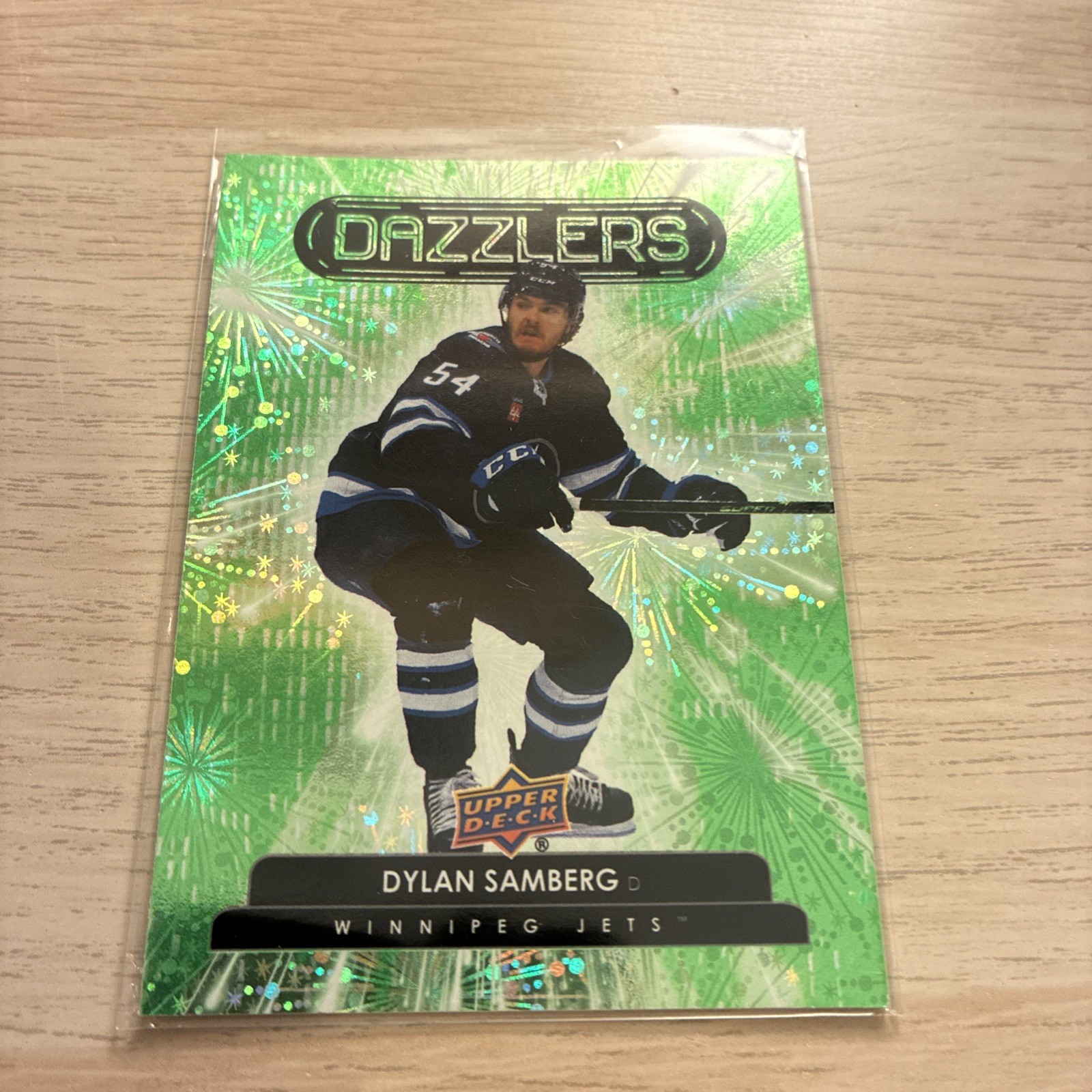 2022-23 Upper Deck Series 2 - Dazzlers Dylan Samberg #DZ-94 Green (RC)