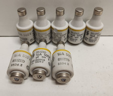 LOT OF 8 NEW NO BOX! SIEMENS 16A 500V GR TYPE SILIZED FUSES 5SD4-2