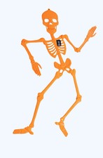 59 Posable Skeleton Halloween Decorative Prop Pink - Hyde EEK Boutique NWT
