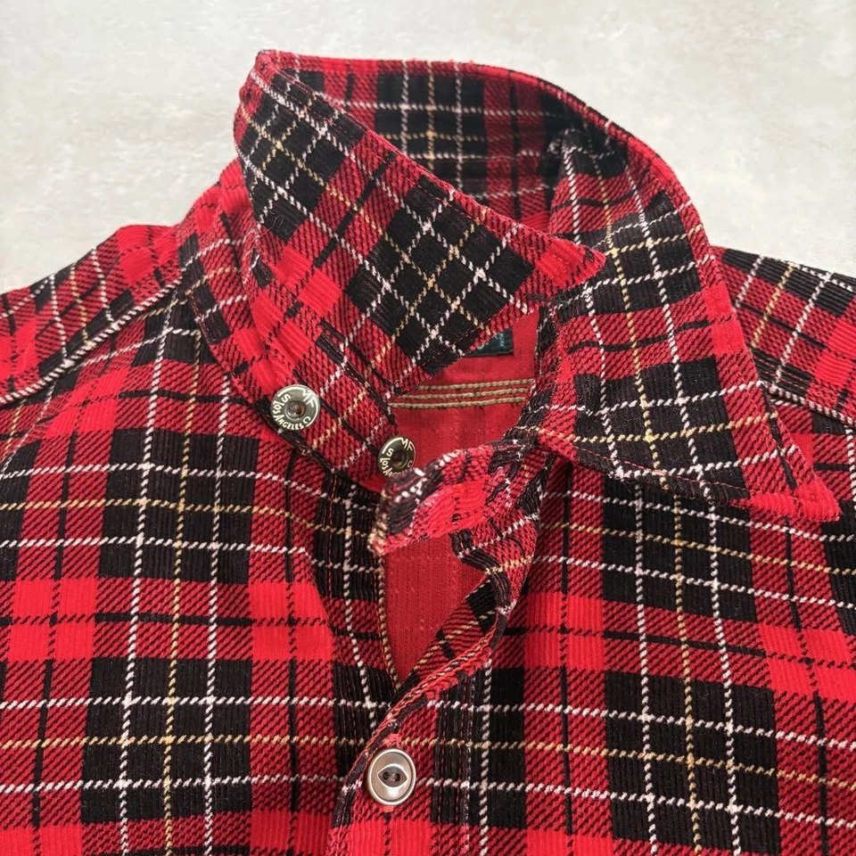 Camisa Mister Freedom CAÑA DE AZÚCAR SC27692 Cuadros Pana Algodón Japón Excelente Foto 4 de 4