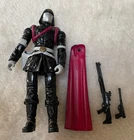 2004 Hasbro Cobra Commander v17 3.75”  Action Figure With Half Cape, Plastic Gun