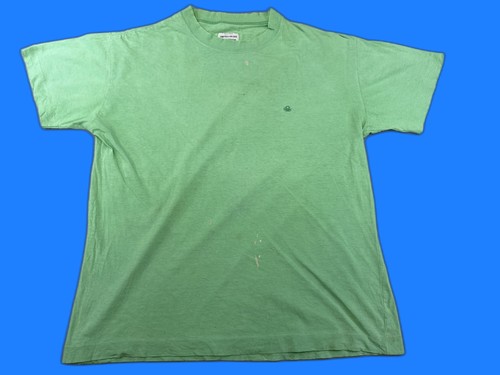United Colors of Benetton Tee L Green Cotton Crewneck Short Sleeve Unisex