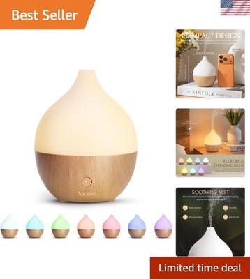Whisper-Quiet 100ml Essential Oil Diffuser - Aromatherapy with Safety Features