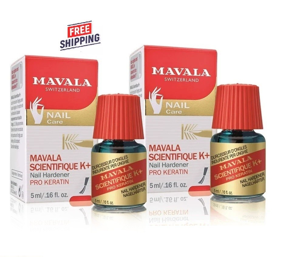 2 PACK Mavala Scientifique K Nail Hardener 016oz 8890₽