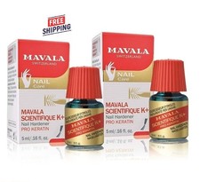 2 PACK Mavala Scientifique K+ Nail Hardener 0.16oz