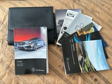 Genuine Mercedes E Class W212 Saloon Estate FaceliftHandbooks + Wallet 2012-2016