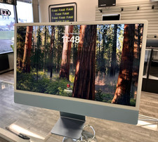 2021 Apple iMac 24" M1 3.2GHz 8GB RAM 256GB SSD Blue A2439 DEFECT-SCREEN/FLICKER