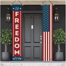 Patriotic American Flag Banner Set