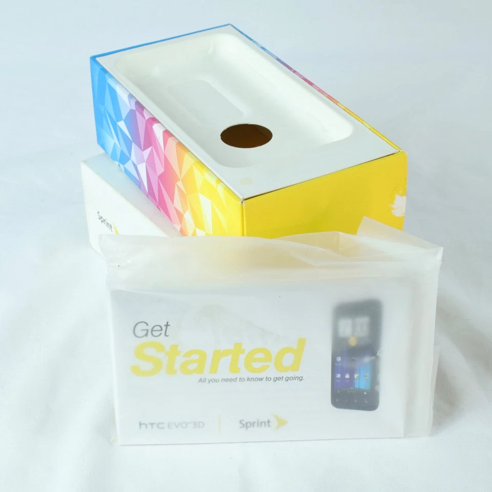 Sprint HTC EVO 3D con Manual **SOLO CAJA** *Teléfono NO incluido* Foto 3 de 3