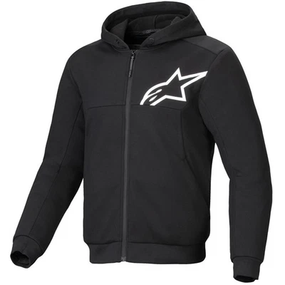Alpinestars Chrome V2 Sport Hoodie Schwarz / Weiss - Bild 1 von 2