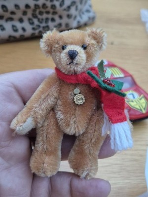 Hermann Original 100% Mohair Teddybär 5 Wege Gelenke Vintage Sammlerstück