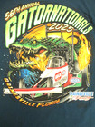 NHRA 2025 56th Annual GATORNATIONALS T Shirt Mens Size M Cotton Blue 2 Sided