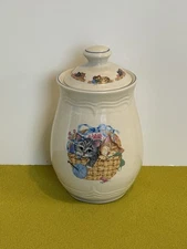 Purrfect Friends Kittens & Cat Collection Tienshan Stoneware Canister