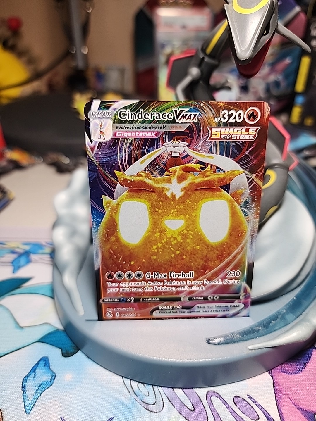 Pokemon Tcg Cinderace VMAX #45 Pokemon Fusion Strike NM