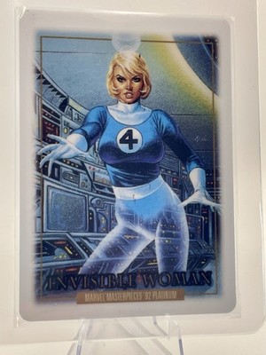 2024 Marvel Masterpieces '92 Platinum INVISIBLE WOMAN METALLURGY #39 Fantastic
