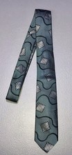VTG 80’s Rick Bennett USA Made Mod Abstract Slim Skinny Men’s Tie