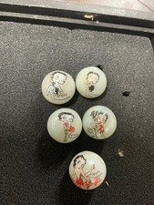 Group Lot 5 Betty Boop Comic Strip Glass Marbles