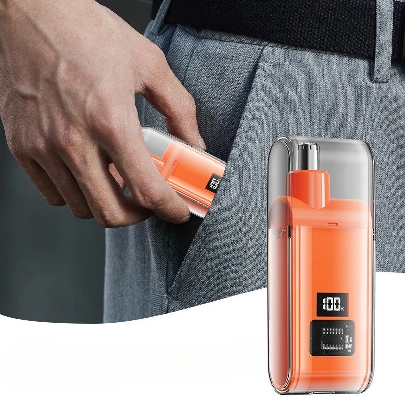 Recortadora de pelo nariz lavable recargable con cuchillas reemplazables para uso doméstico Foto 3 de 4