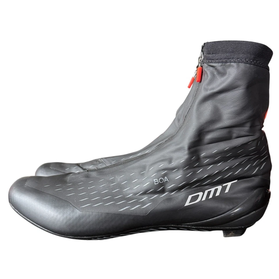 DMT WKR1 Zapatos de Ciclismo Invierno Tejido Carretera Negro Naranja Para Hombres 47 Foto 3 de 4