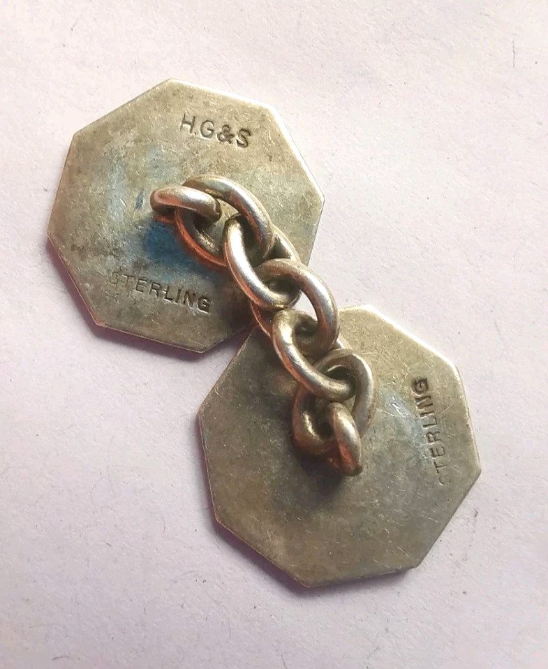 ANTIQUE MASONIC MARKED SOLID STERLING SILVER SQUA… - image 5