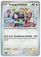 Terapagos & Friends Pokémon OVERSIZE Card 2024 SVP Black Star Promo Jumbo