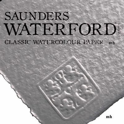 Saunders waterford watercolour paper sheets 100% cotton artists 190 300 640gsm