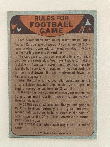 1974 Topps Football Team Checklist Pick from photos .10¢ shipping after 1st one! - Picture 77 of 211