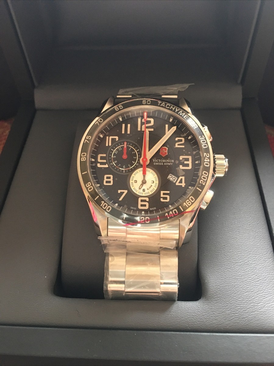 Victorinox Swiss Army Chrono Classic XLS Alarm Mens Watch 241280