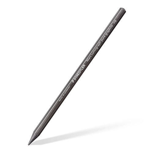 Staedtler 100G M12 Mars Lumograph 6.8mm Lead Diameter Full Graphite Pencil Pk 12 - Picture 3 of 7