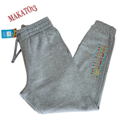 #ad ALDI Gear 2024 Women’s Size LARGE Jogger Sweatpants Pocket Pants Grey Rainbow $35.95