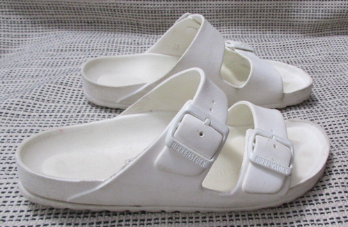 Damen Birkenstock Arizona Eva weiß Pantoletten Sandalen Größe 7