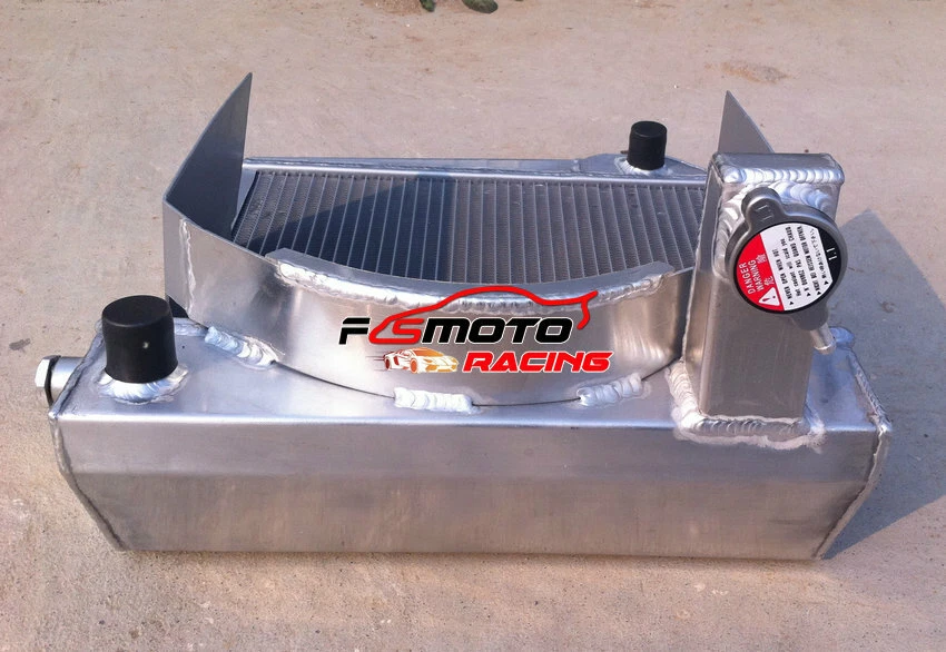 Radiador de aluminio para 1958-1967 AUSTIN HEALEY SPRITE/60-66 MG MIDGET 948-1098 MT Foto 4 de 4