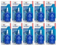 Permatex Set of 10 Medium Strength Threadlocker BLUE 36 ml Bottle Carded