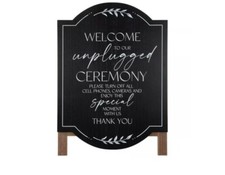 Wedding Table Sign Unplugged Ceremony New