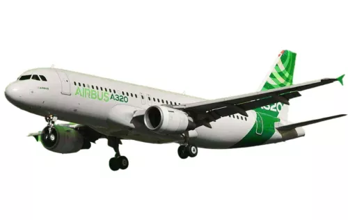 Airbus A320 60" Wingspan RC Airplane Kit Laser Cut Balsa & Ply Short Kit