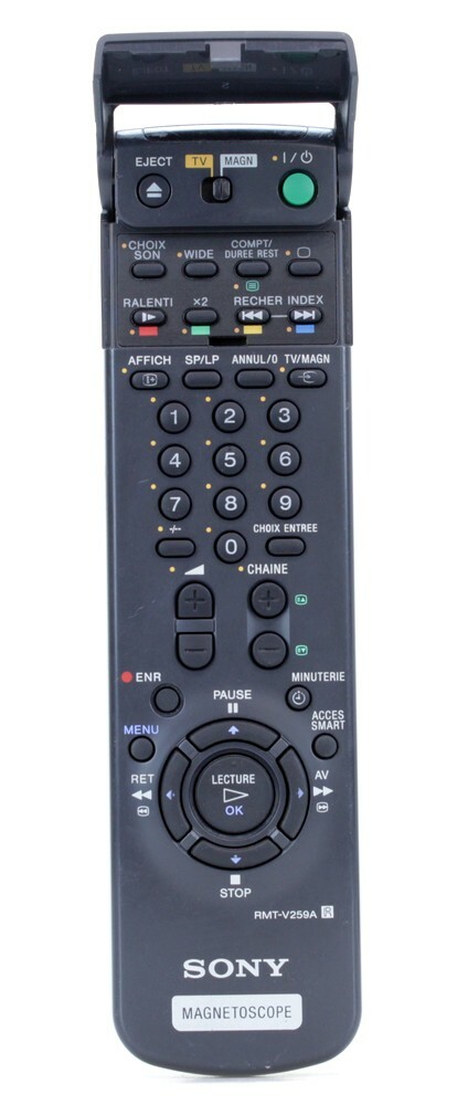 Télécommande Sony RMT-V259A D'origine Pour Magnétoscope - Occasion - Garantie 6 Mois
