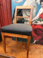 Antiker Biedermeier Stuhl Kirschbaum Original