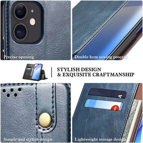 Luxury Leather Wallet Cover Case For Google Pixel 6 7 8 9 Pro XL 8A 7A 6A 9A - 第 7/18 張圖片