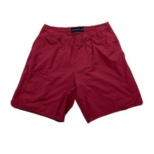 Abercrombie  Fitch Men's 7" Lined Swim Trunks Board Shorts Burgundy Red   XS