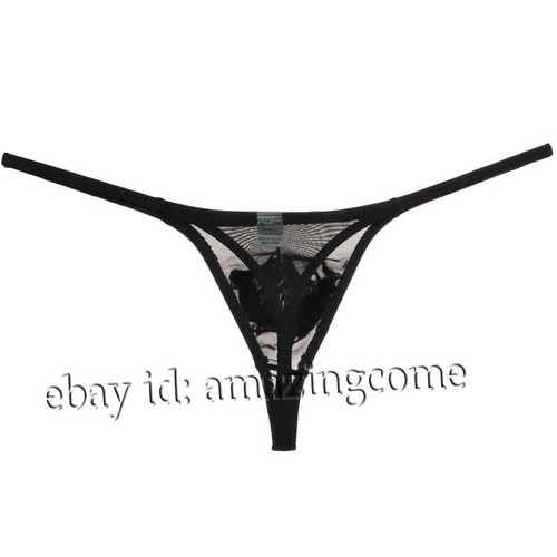 Herren Liquid Stretch Micro Tanga Unterwäsche durchsichtig Netz G Saiten Farben - Bild 6 von 21